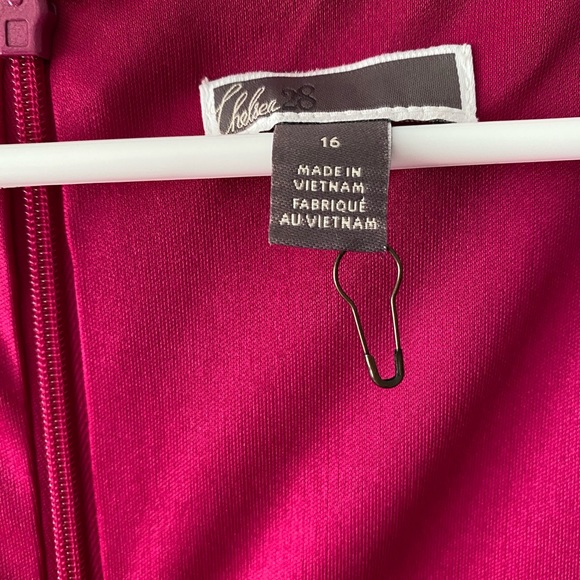 CHELSEA28 Pink fuchsia ruffle hem dress - Picture 4 of 6